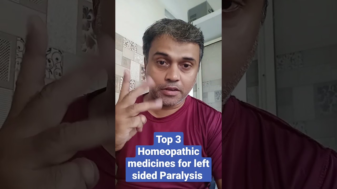 top 3 medicines for left sided paralysis #clinicaltips #trendingshorts #homeopathy #remedy