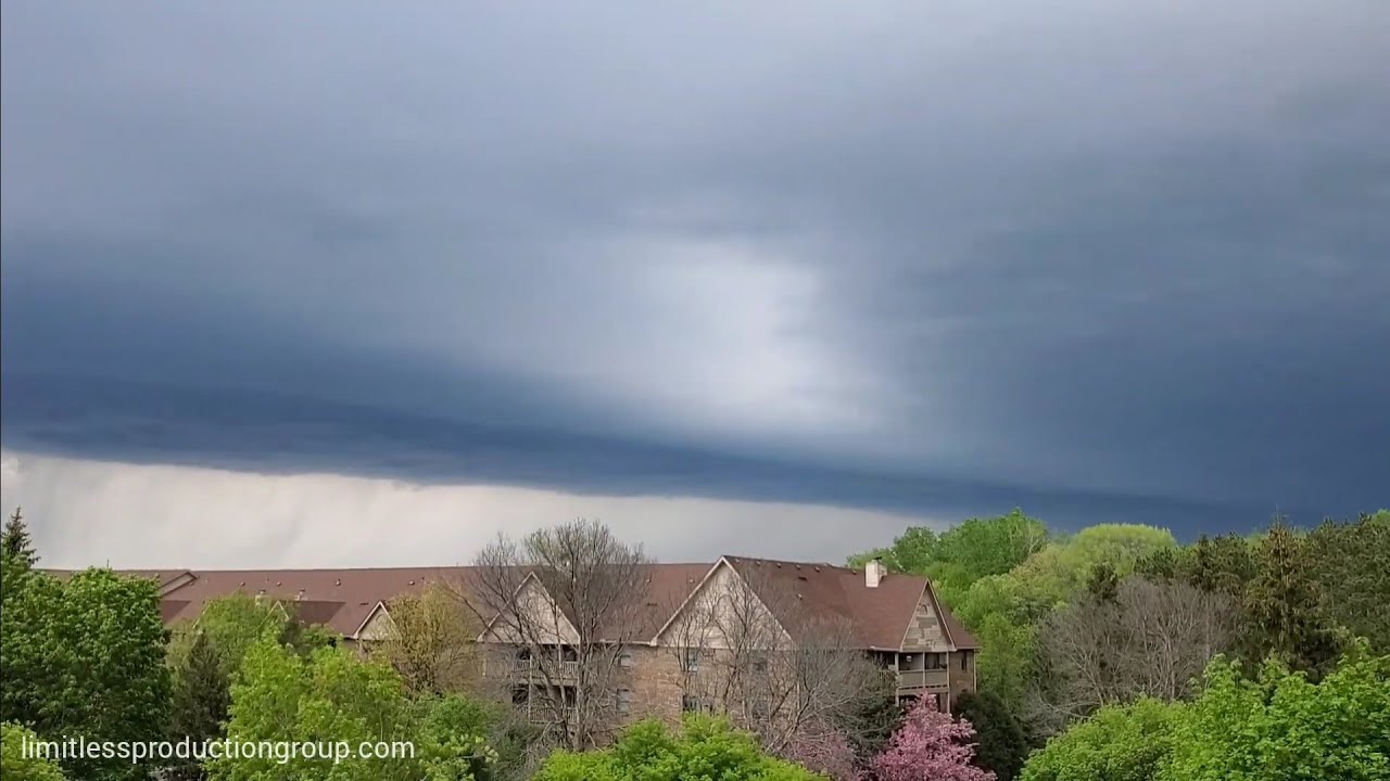 Timelapse of Twin Cities Severe Warned Storms - May 19, 2022