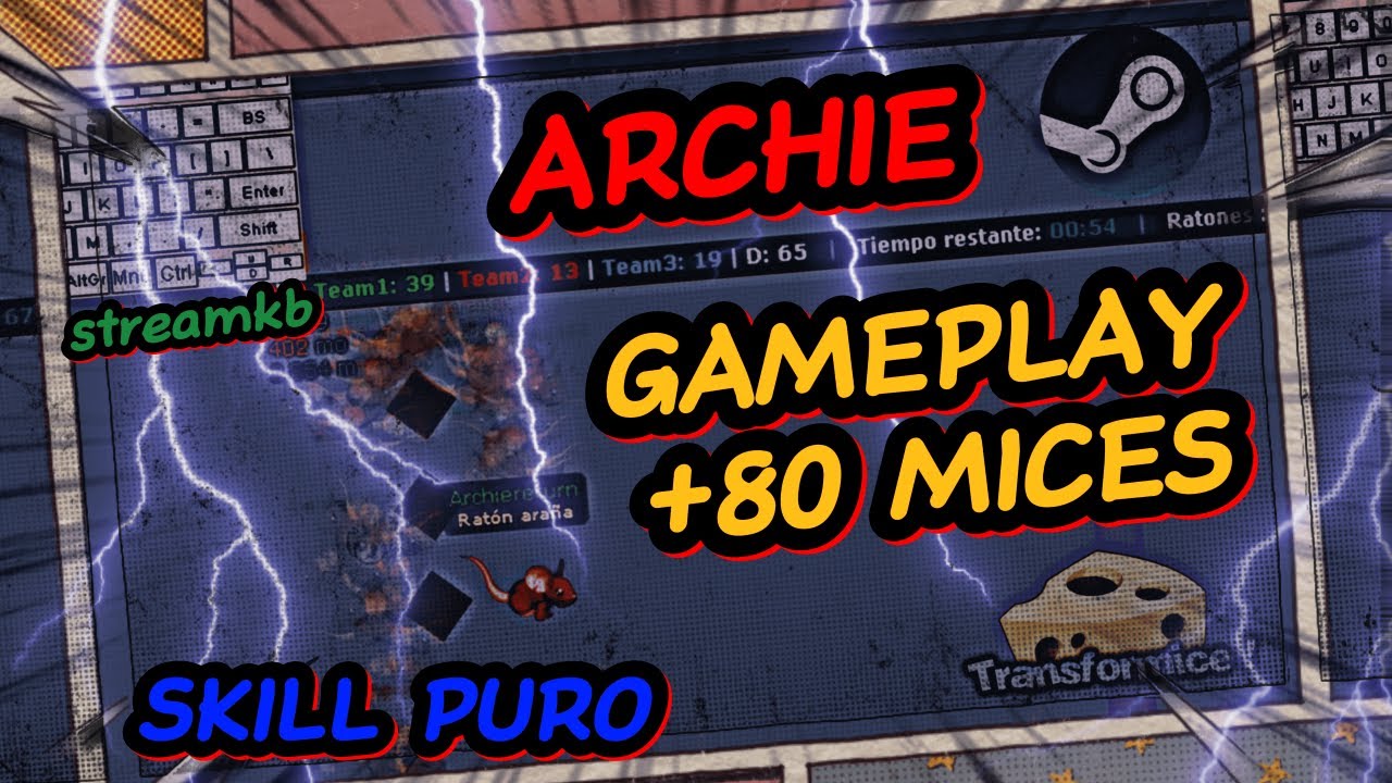Archie V/S Hacks +80 mices Gameplay -Transformice.