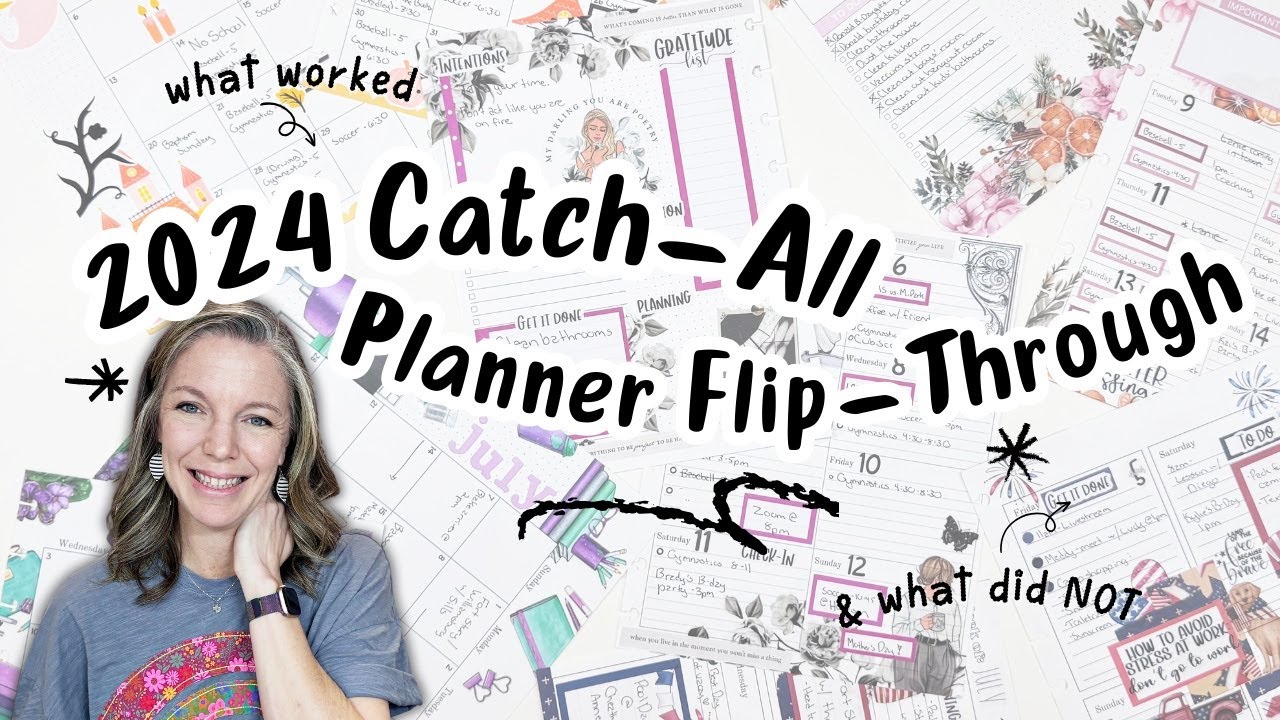 2024 Catch-All Planner Flip-Through | Lessons Learned & Plans for 2025 ✨