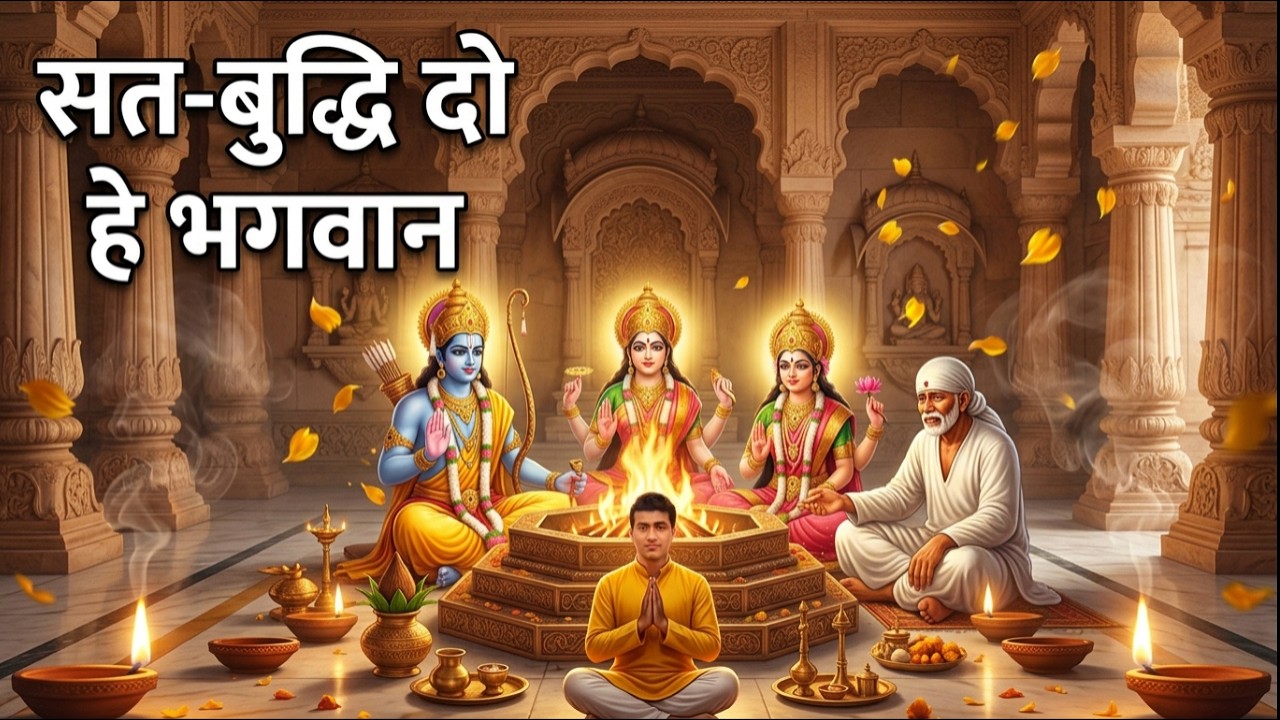 Satbuddhi Do Bhagavan | Prayer to Shri Ram, Maa Gayatri & Sai Baba | Devotional Bhajan
