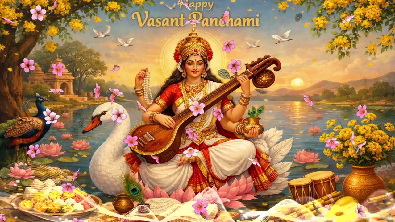 Happy Vasant Panchami || Jai Ma Sarasvati || Veena beat 2026 || SS beats