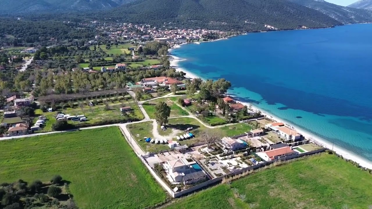 Aerial Tour: Sami Town And Beach, Kefalonia Island - 16/02/2024 2:10 Pm