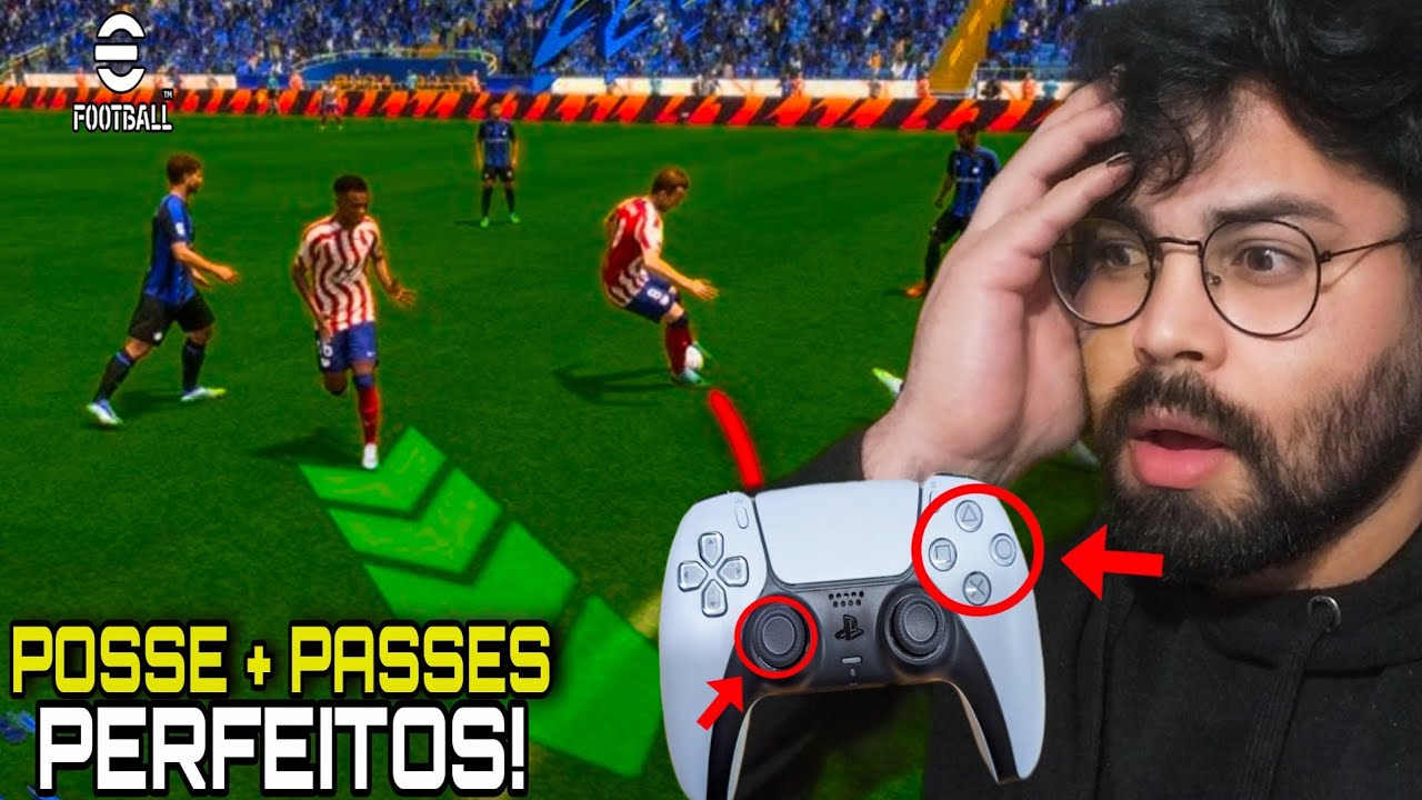 🔥 A TÉCNICA que te dá 70% de POSSE e 90% de ACERTO nos PASSES! eFootball 2025