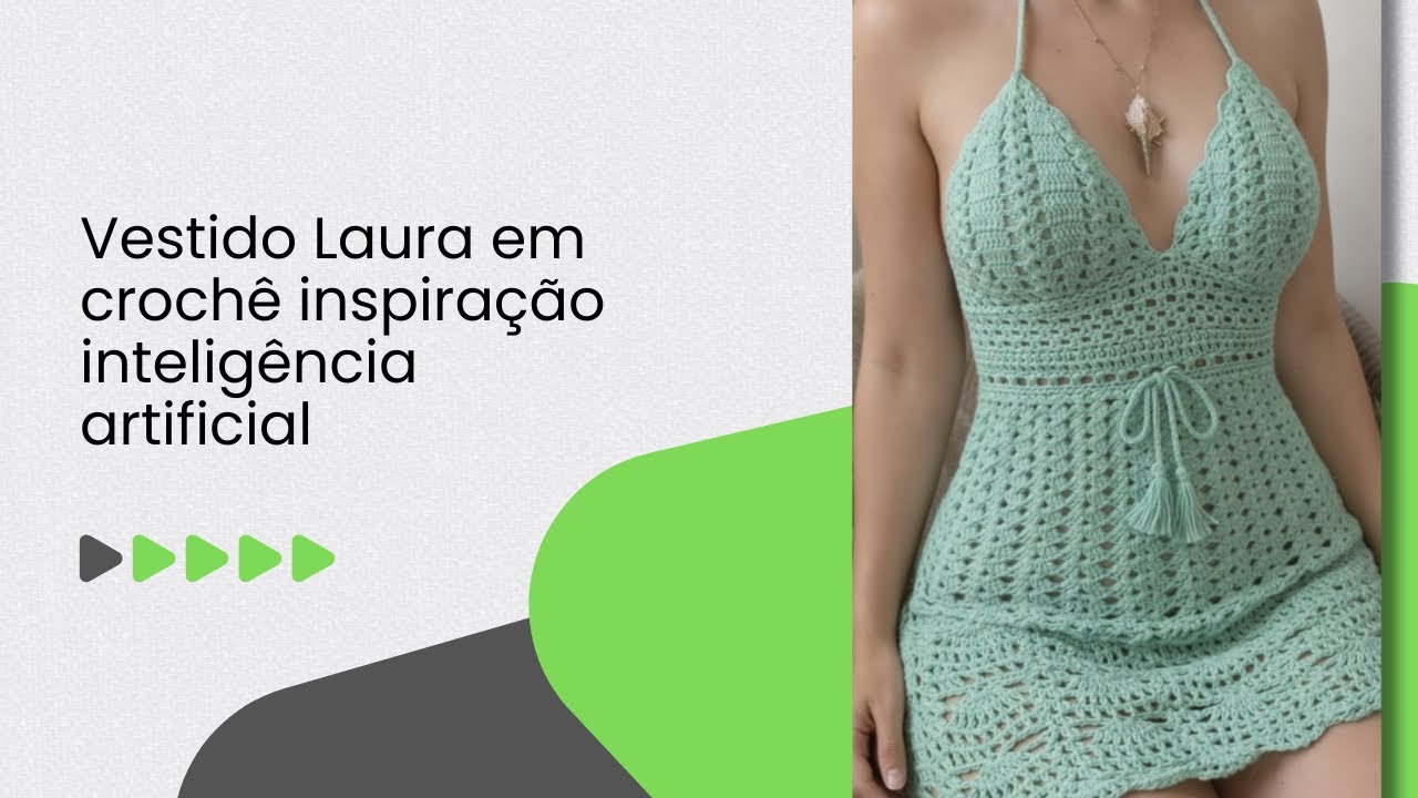 Vestido Laura em crochê/ Aula final 
