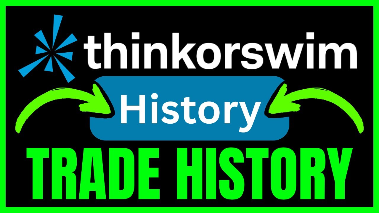How To VIEW TRADE HISTORY In ThinkorSwim (QUICK & EASY) 2026