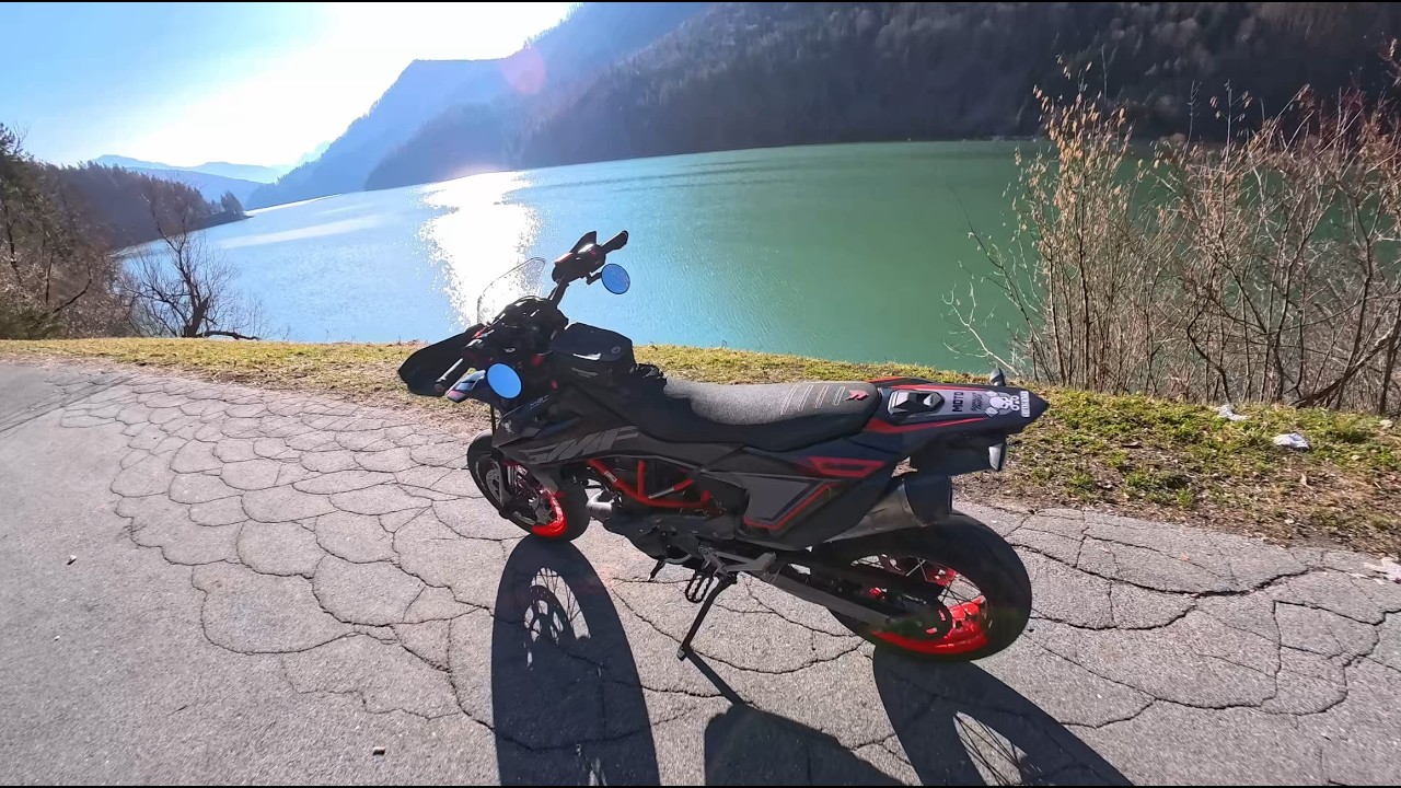 PURE ENGINE SOUND - FIRST WARM SPRING RIDE KTM690 SMC R