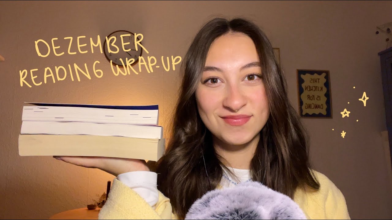 ASMR | Alle 5 Bücher, die ich im Dezember gelesen habe ❄️ (book sounds, flüstern)