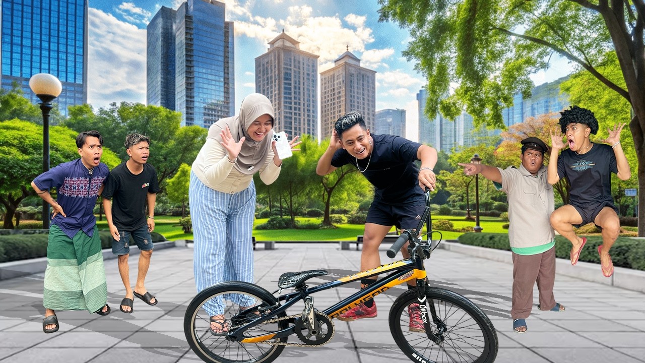 HAYMIN PUNYA SEPEDA ONTHEL BARU!