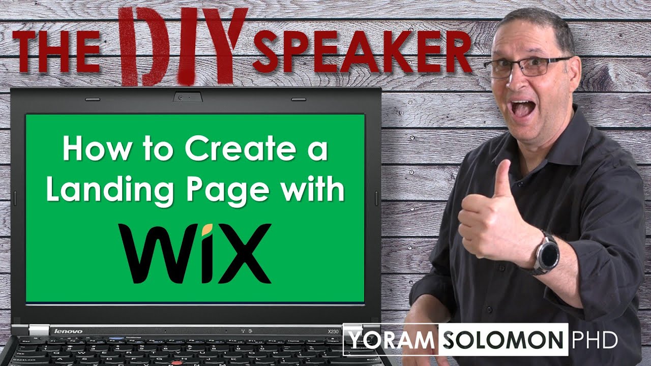 How to Create a Landing Page with WIX
