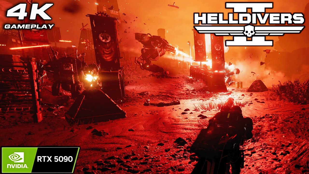 Helldivers 2: 4K Gameplay No Commentary ULTRA Settings | RTX 5090 P1077