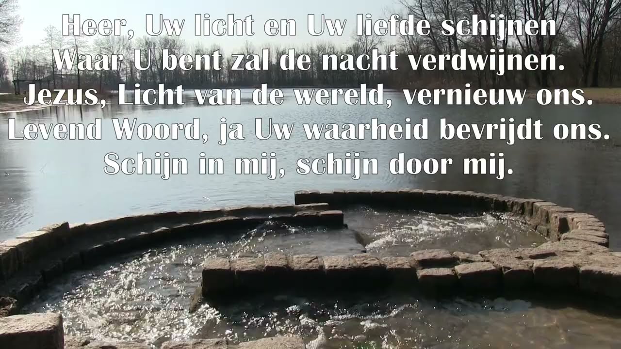 'Heer, Uw Licht en Uw Liefde schijnen' met Tekst | Samenzang Opwekking 334