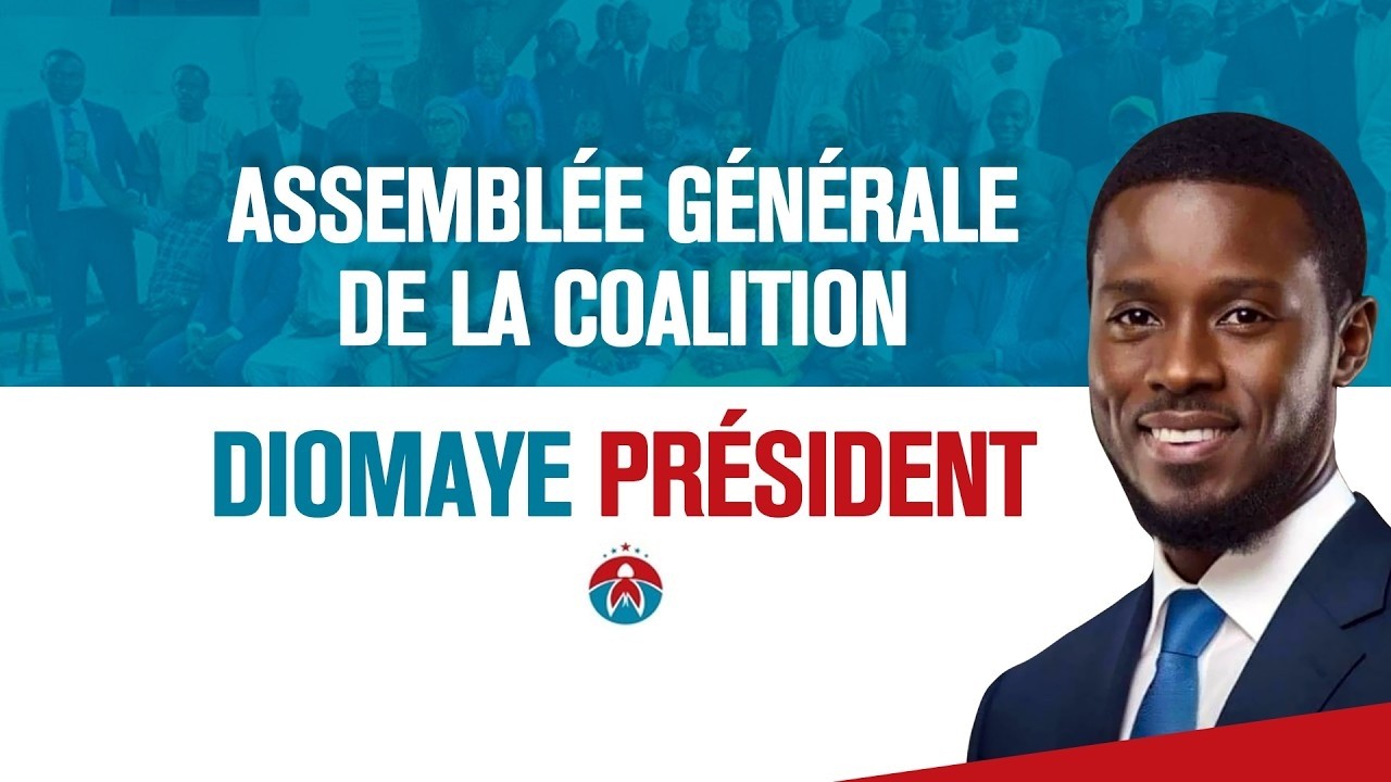 Discours prononcé par le président Diomaye Faye lors de l'Assemblée générale de la coalition Diomaye