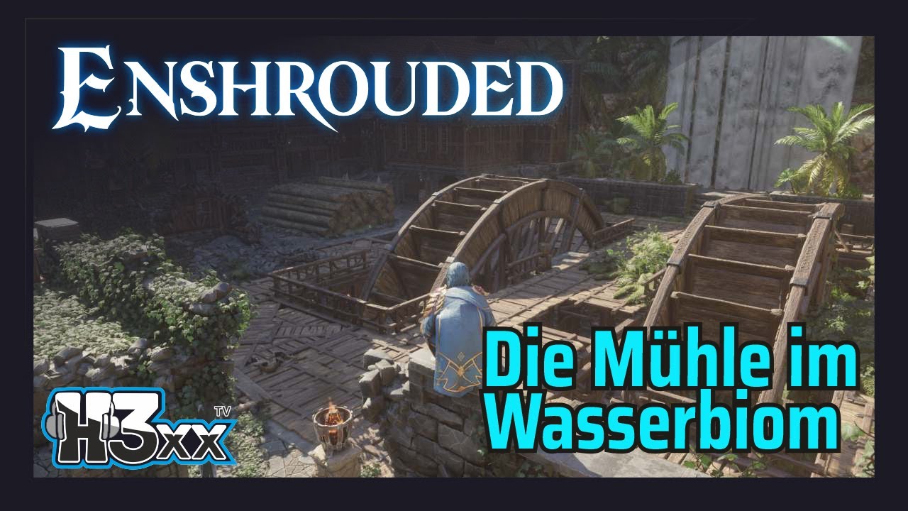 🌊 Enshrouded – Folge 18: Erste Mühle im Wasserbiom und Wasserkraft Rätsel