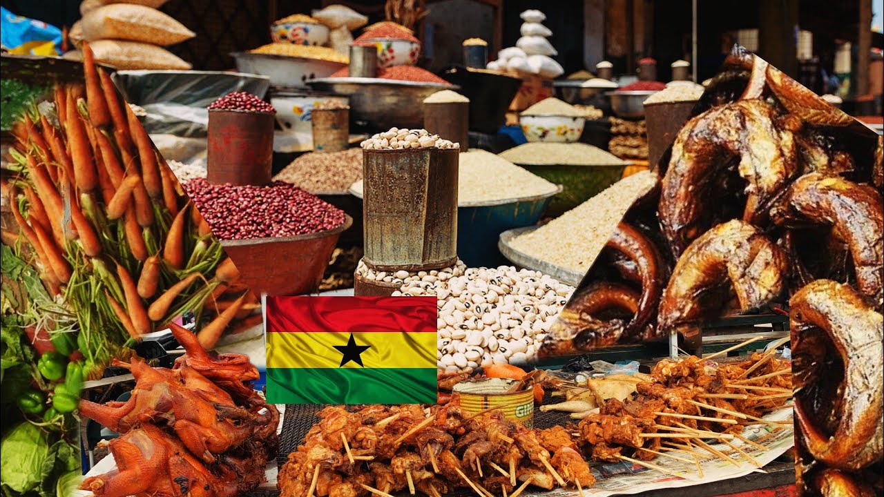Largest African Central Market In Tamale,Ghana West Africa