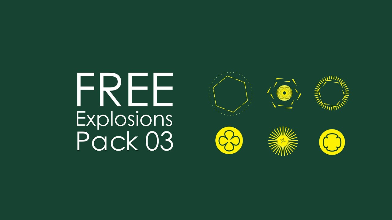 Free After Effect Explosion Pack 3