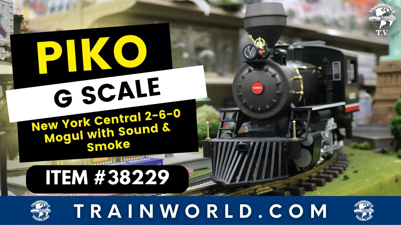 G Scale PIKO NYC 2-6-0 Mogul with Sounds and Smoke