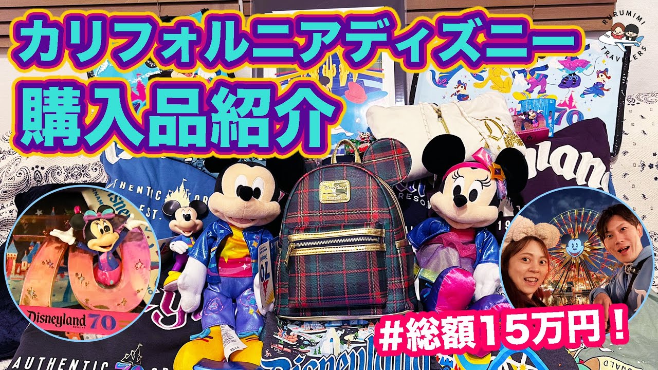 【総額15万円！】カリフォルニアディズニー購入品紹介｜70周年グッズ＆アパレルなど買ったもの全部公開！