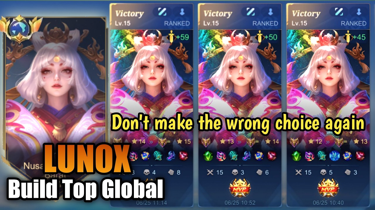 FINALLY!! I FOUND THE BEST LUNOX BUILD THIS SEASON 🔥 (Must Try)