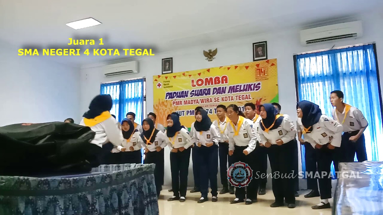 Mars PMI - Juara 1 Lomba Paduan Suara HUT PMI (By: Paduan Suara SMAN 4 Kota Tegal)