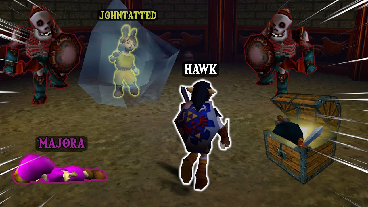Zelda But It's A MULTIPLAYER RANDOMIZER With DEADLY TRAPS