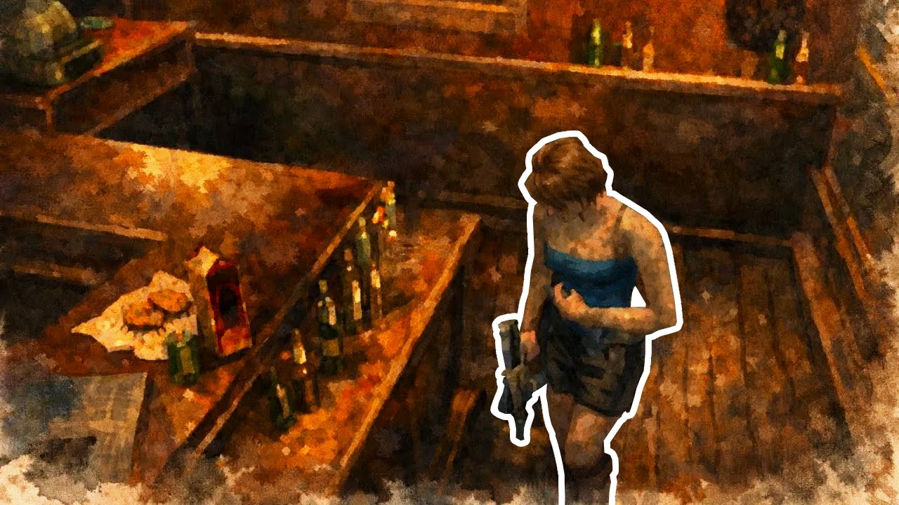 Resident Evil 3: Nemesis (1999) – Bar Ambience | 1 Hour Immersive Soundscape