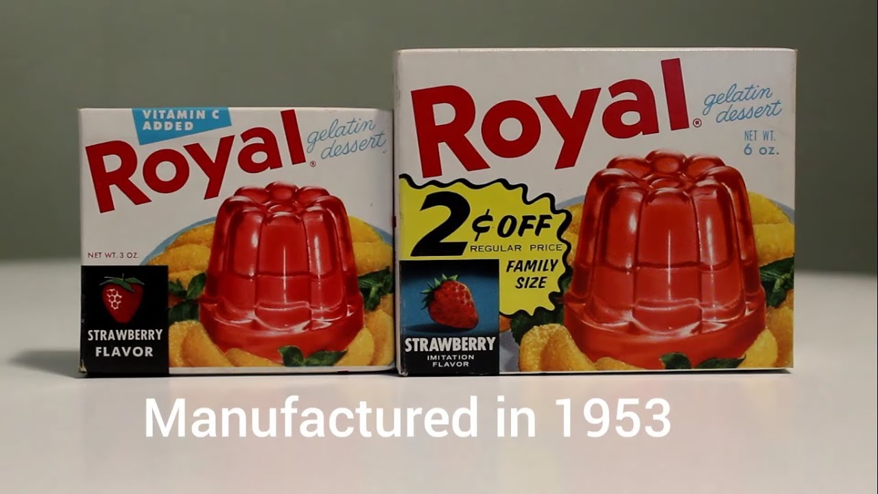 Eating 65 Year Old Royal Gelatin Dessert