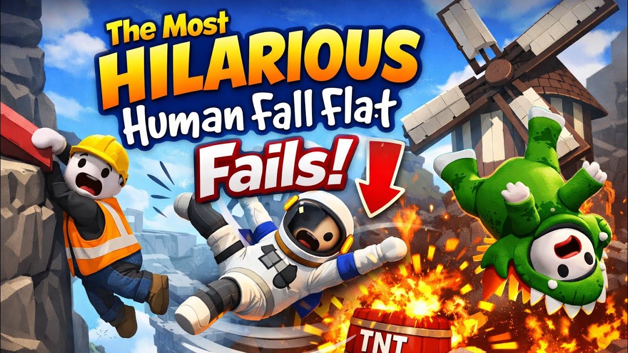 The Most HILARIOUS Human Fall Flat Fails