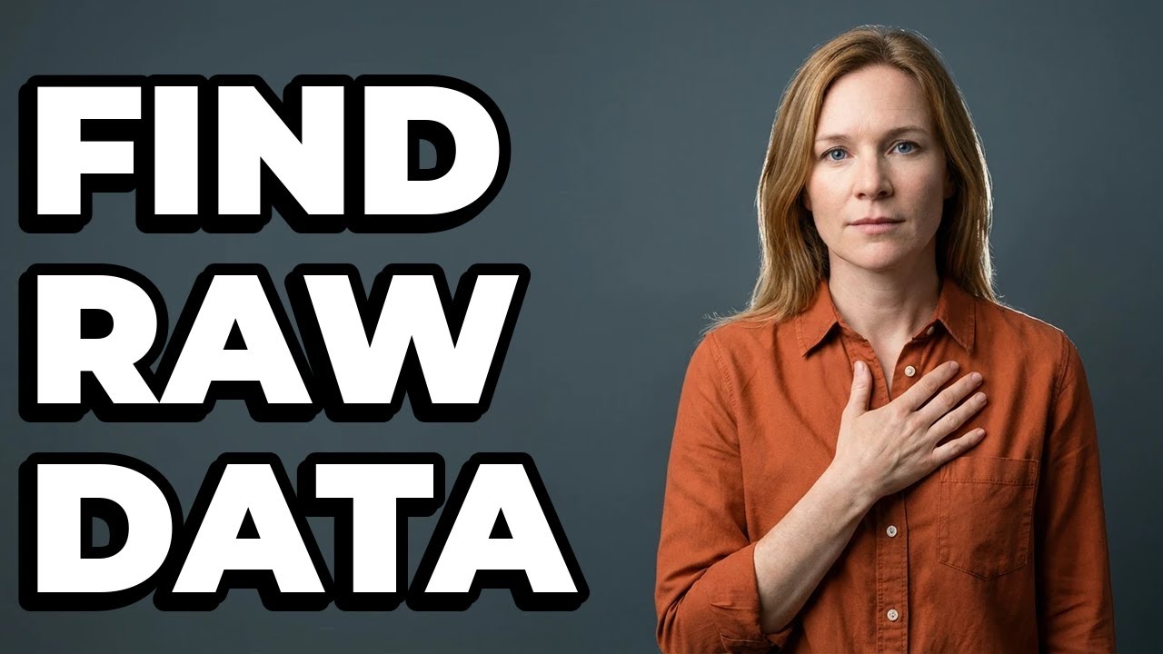 How Do I Locate Original Raw Data?