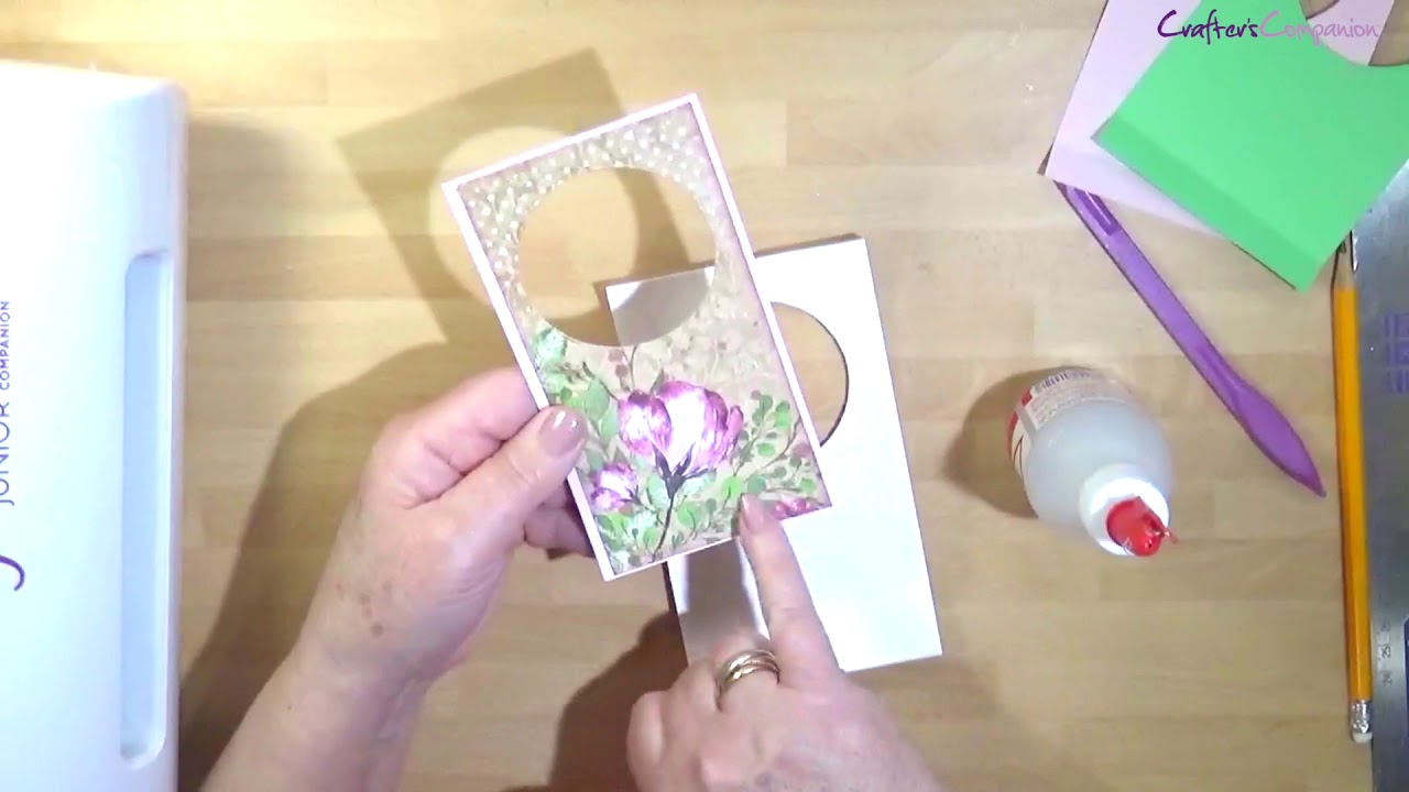 Crafter's Companion - Subscription Box - Peek a Boo Shutter Card