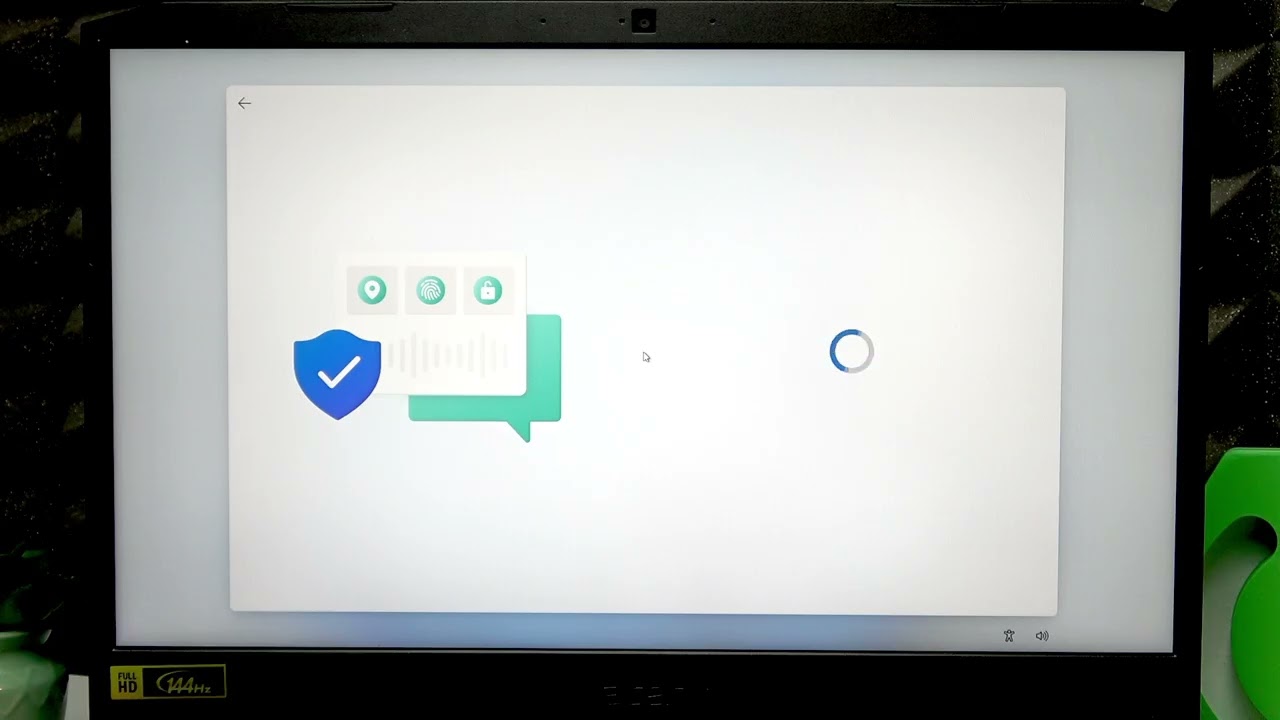 ACER Nitro 5 &ndash; First Setup and Windows Installation