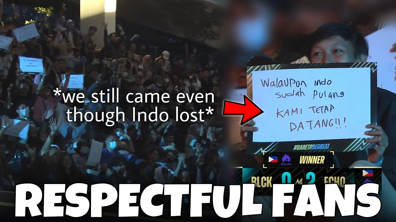 THE INDO FANS STILL CAME TO WATCH PH VS PH IN M4 GRAND FINALS&hellip; ❤️