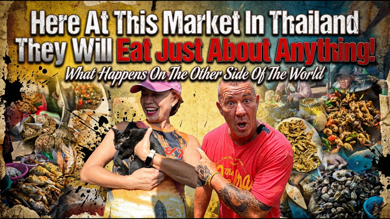 You Can't Eat That! In NE Thailand They Eat Everything! I Will Walk You Through This Crazy Market.