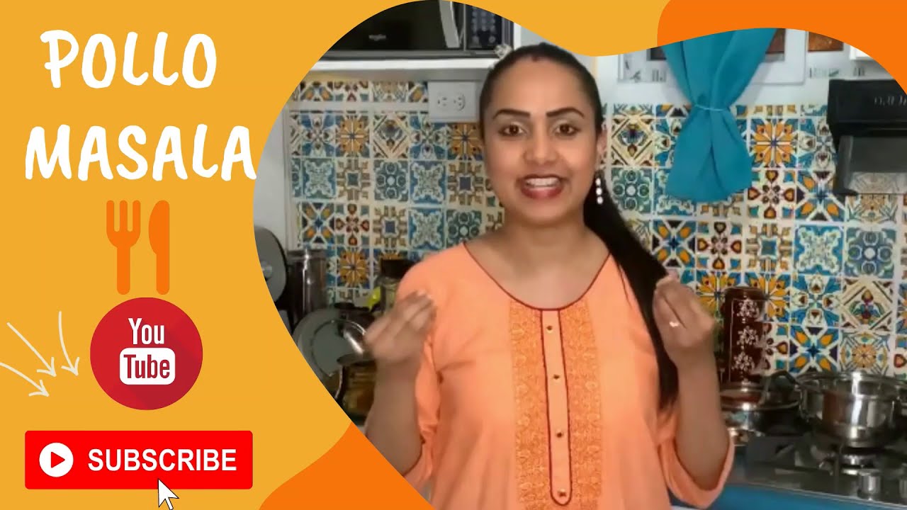 *Comida de la India*😋*CHICKEN MASALA* | *POLLO Al CURRY* RECETA  🇮🇳 PASO A PASO EN ESPAÑOL✍️