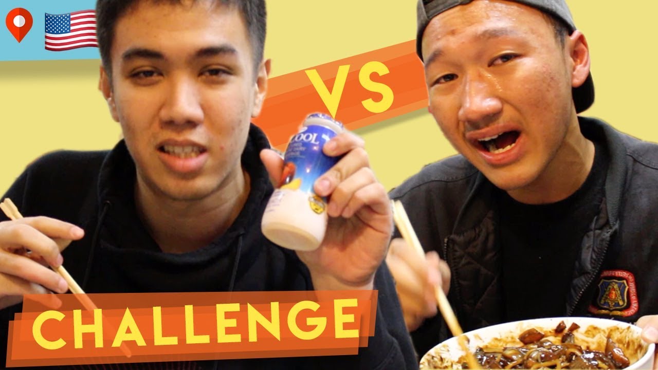 MIE PEDES KOREA JAJAMYUN CHALLENGE Lv.10! | Gabriel Baky VS Jovito Sahain