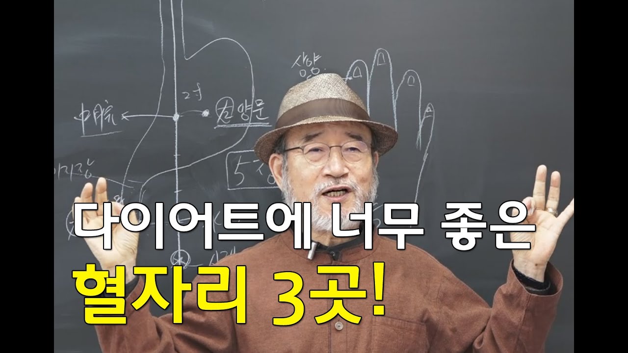 다이어트에 좋은 혈자리, 식사법, 운동법 (김종돈 교수)