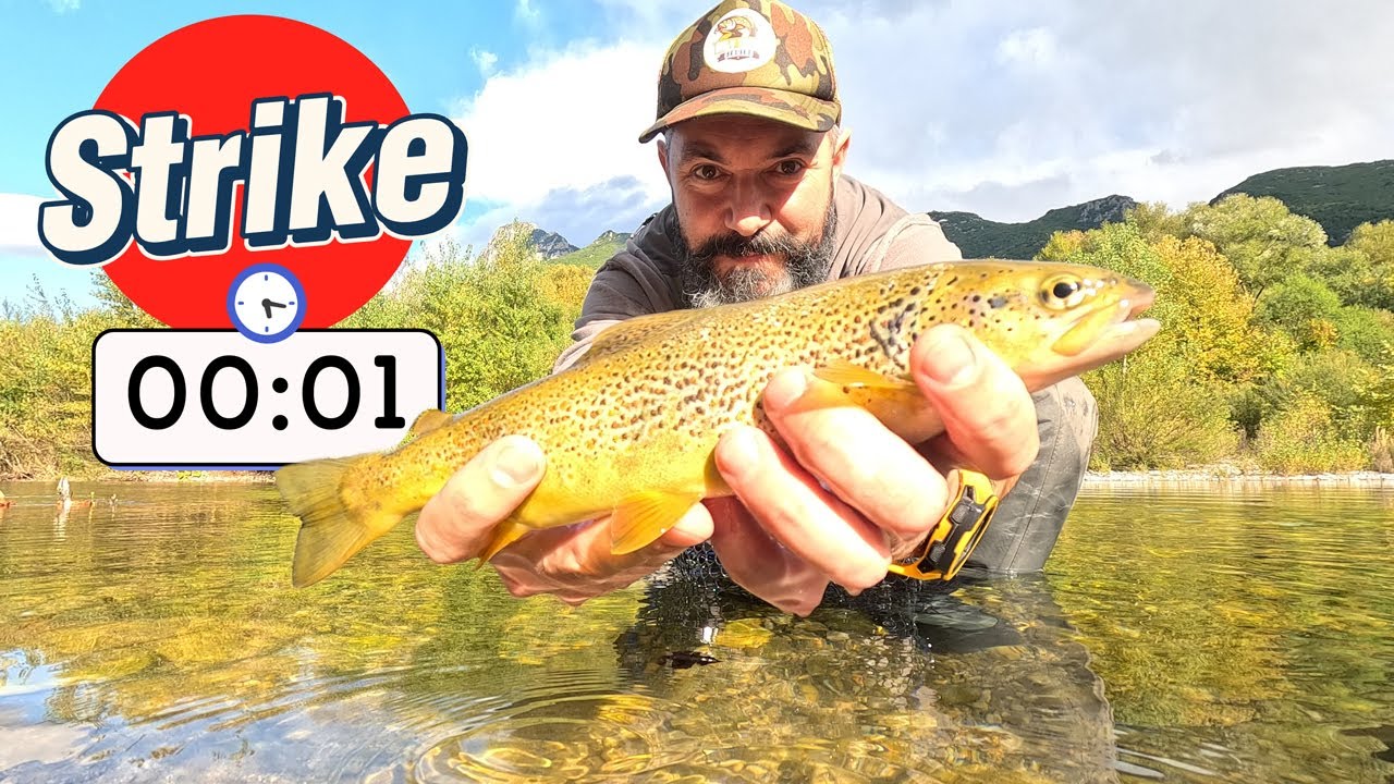 Επικό Strike Πέστροφας στις Πρώτες Βολές! | Only Trout Fishing