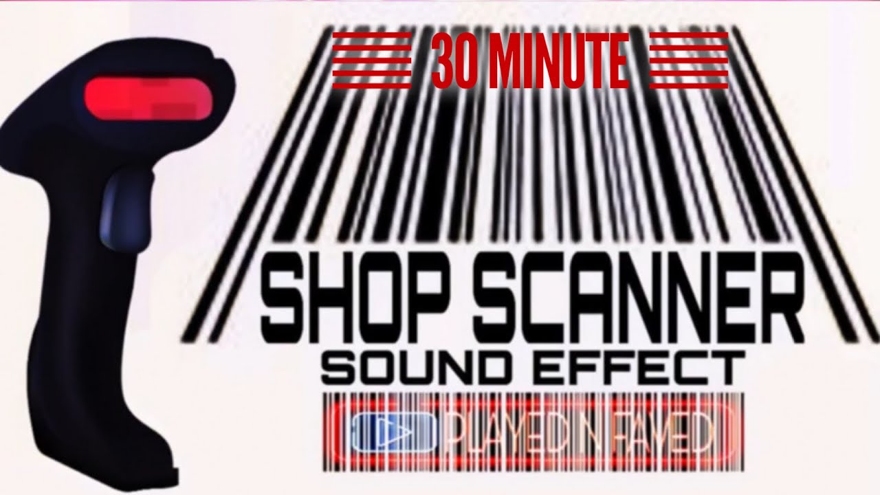 30 Minute Shop Scanner Sound Effect / Checkout Scanner Sounds / Grocery Scan Beep Sound Sample