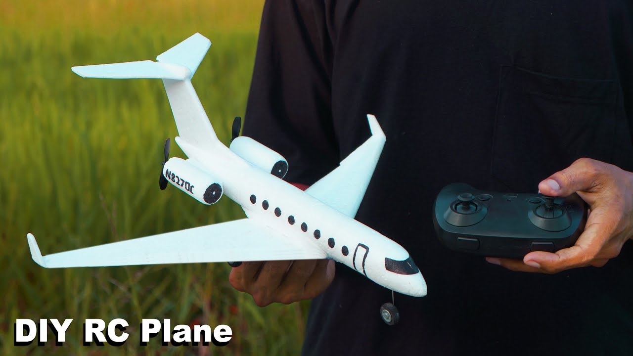 Full build & Fly Gulfstream G650 Micro RC Plane