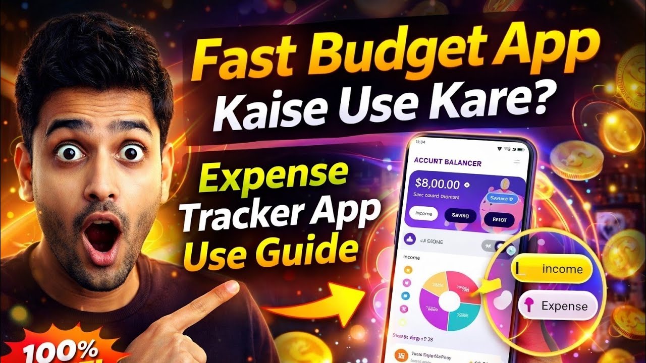 Fast Budget Expense tracker App Kaise Use Kare ? How to Use Fast Budget Expense Tracker App