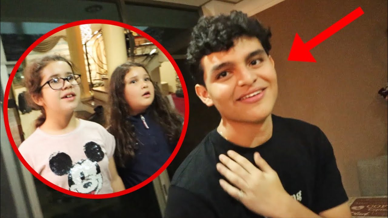 MY SISTERS FINALLY MEET THEIR STEP BROTHER!!