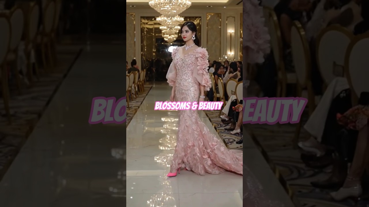 Blossoms & Beauty X Love story #shorts #shortfeeds #youtubeshorts #fashion #gown #ytshorts