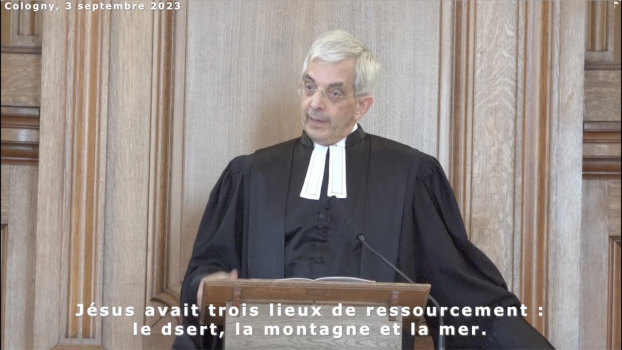 Jésus avait 3 lieux de ressourcement :  le désert, la montagne et la mer