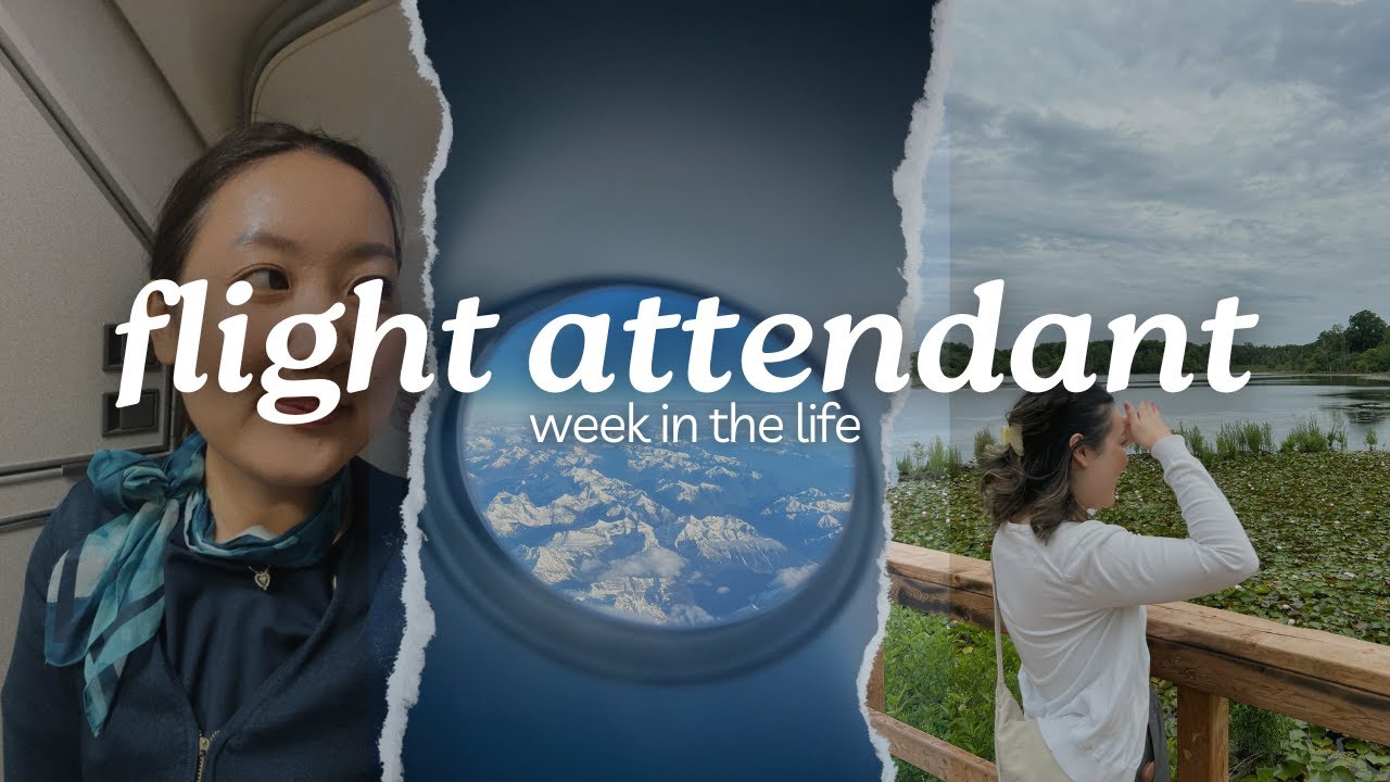 a week in my life as a 🇨🇦 flight attendant!