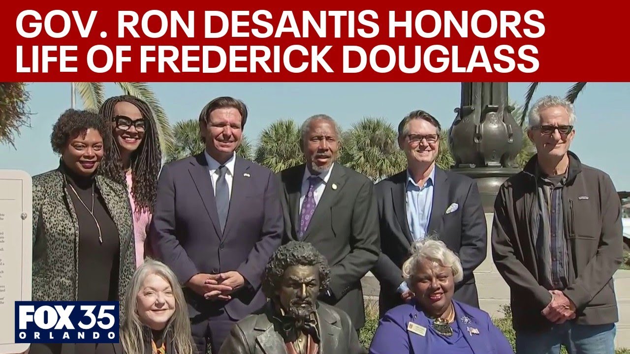 Governor Ron DeSantis&nbsp;Unveils Statue of Frederick Douglass for America 250