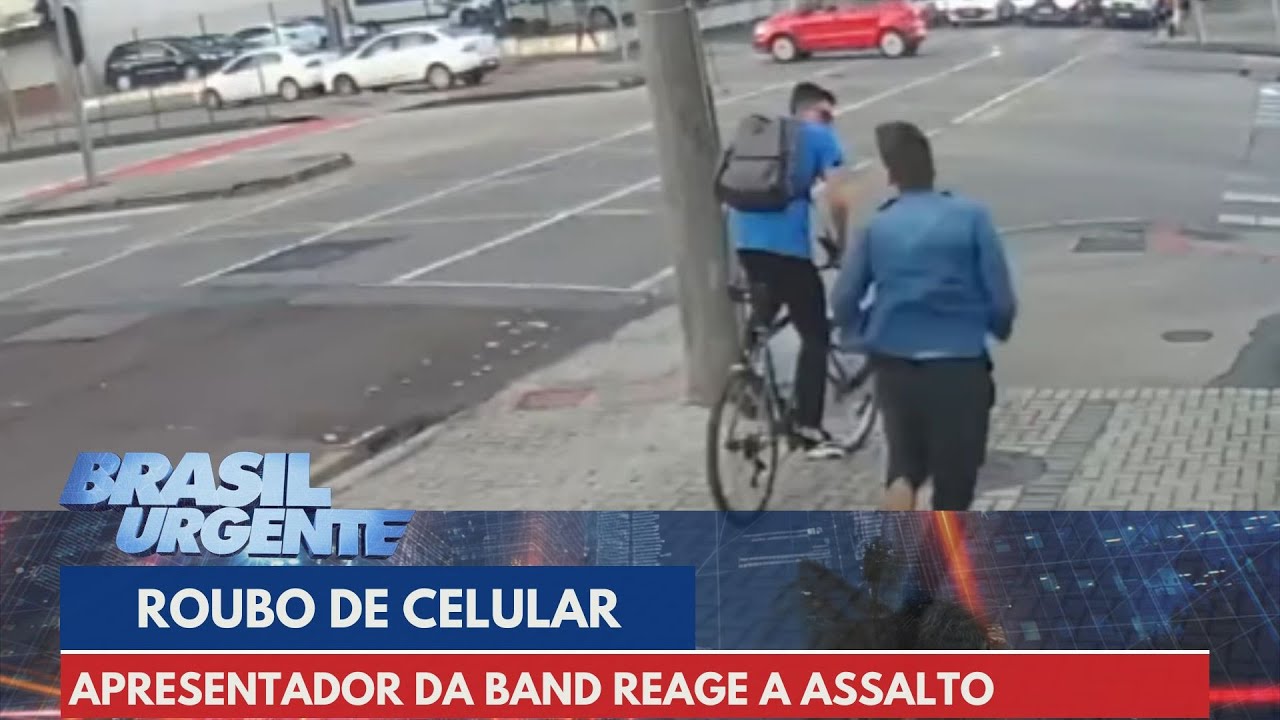 Apresentador da Band reage a assalto e derruba bandido no Paraná | Brasil Urgente