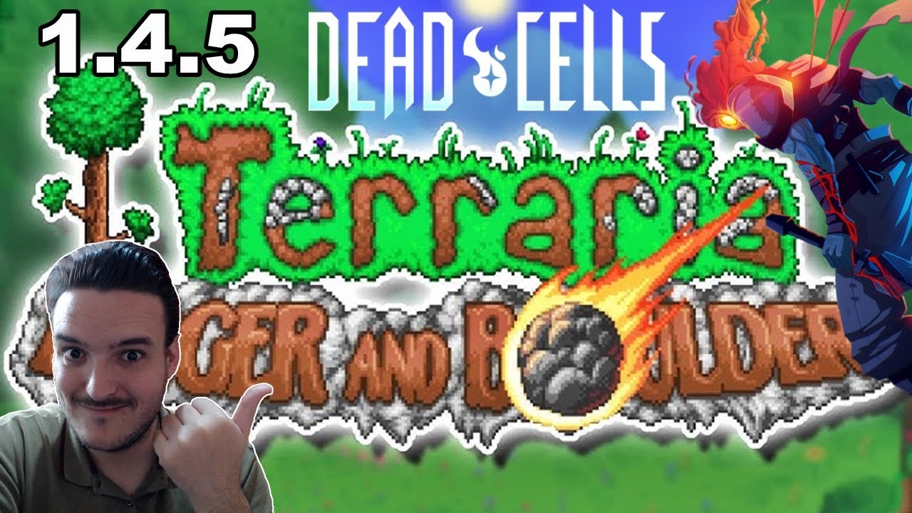 O TERRARIA ATUALIZOU, BORA CONFERIR TUDO (1.4.5, BIGGER & BOULDER + DEAD CELLS) TERRARIA #22
