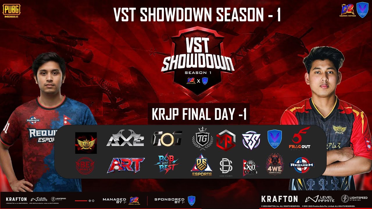 VST SHOWDOWN SEASON - 1 || KRJP FINALS || DAY 1