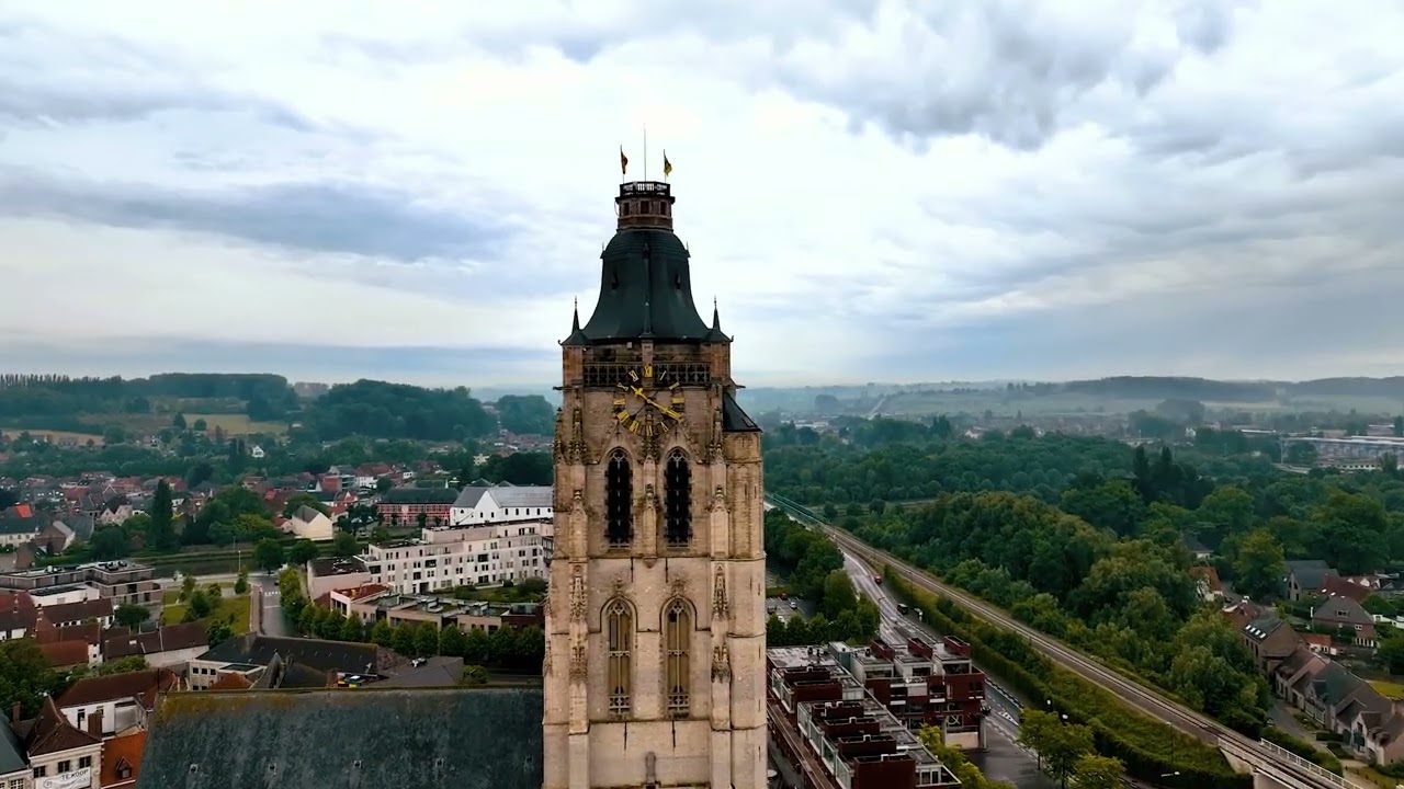 Drone beelden kijkdag slechtvalken Oudenaarde