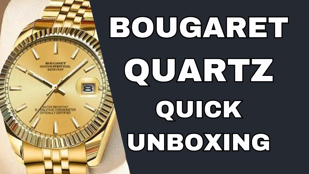 Unboxing and First Impression of BOUGARET Quartz Watch